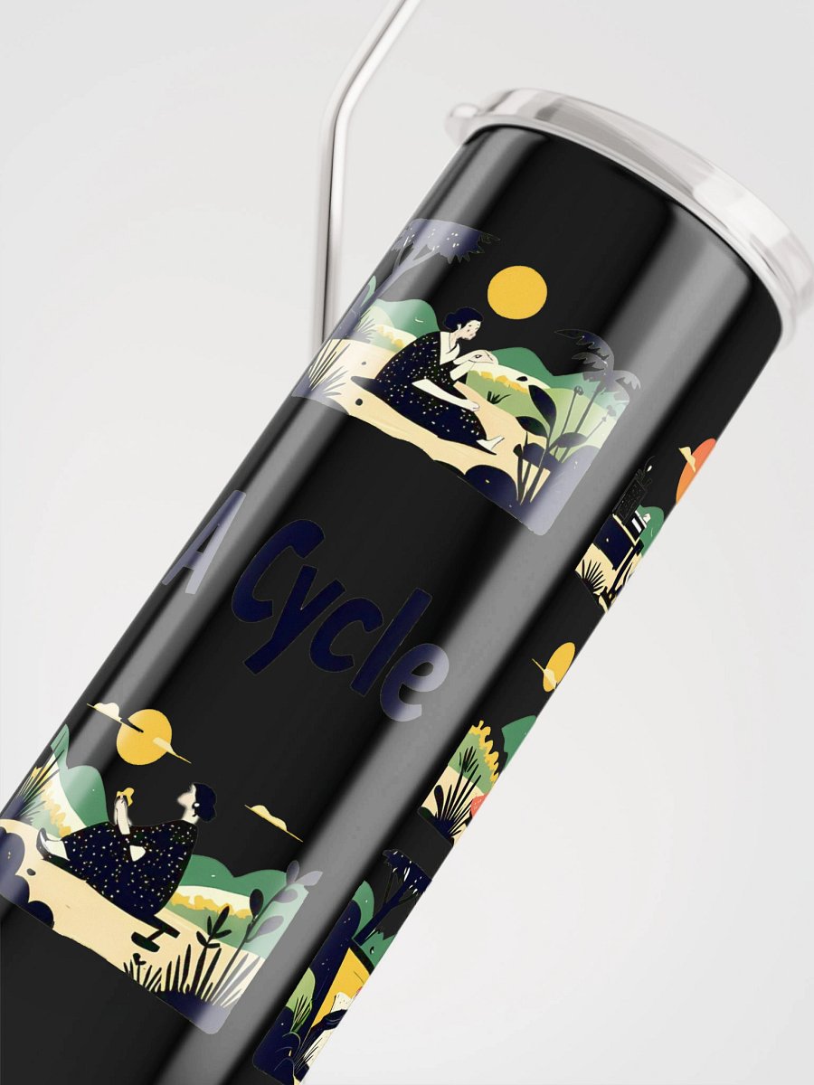 Nature-Inspired Life Cycle Art | Harmonious Illustration Steel Tumbler product image (4)