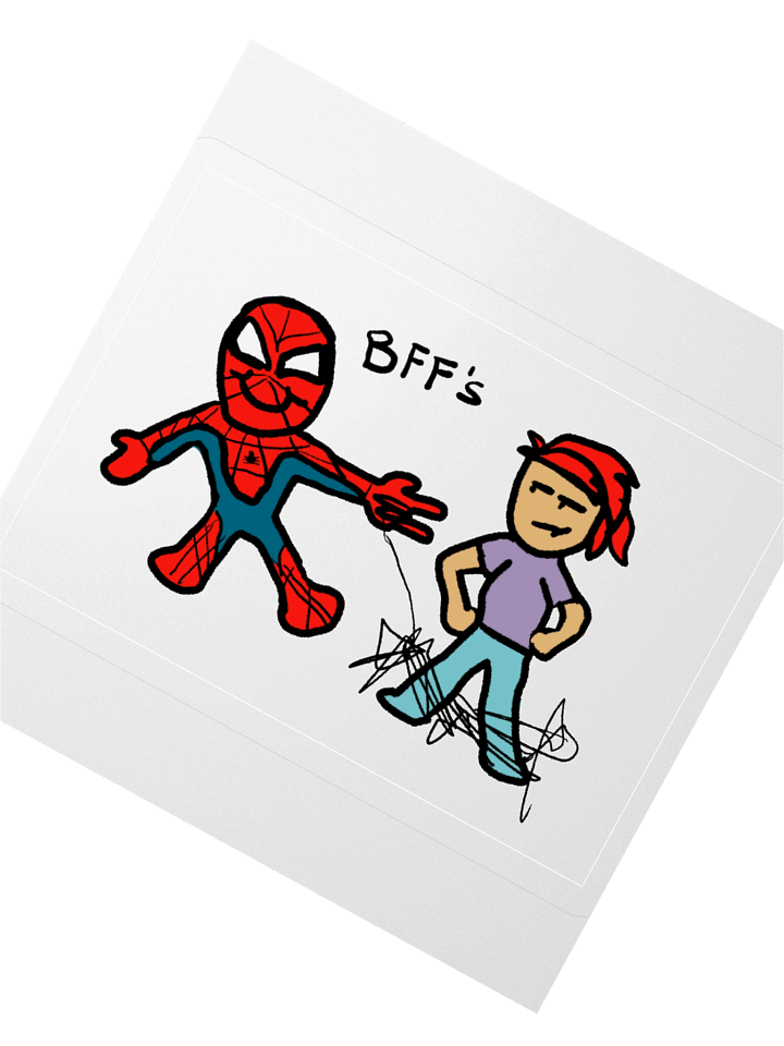 Spider-Man and Pearl BFF's Sticker product image (2)