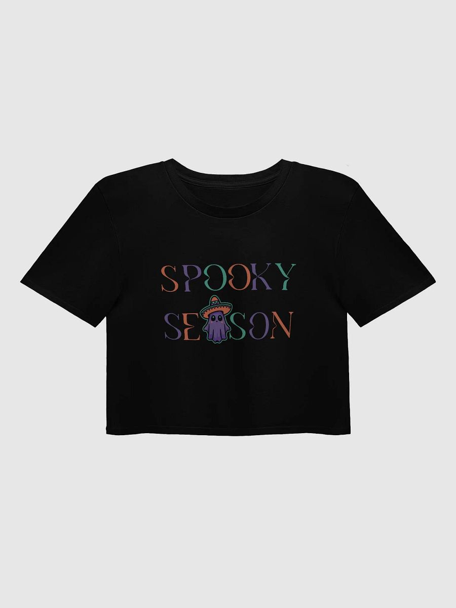 Spooky Season Sombrero Ghost Colorful Crop Top product image (1)