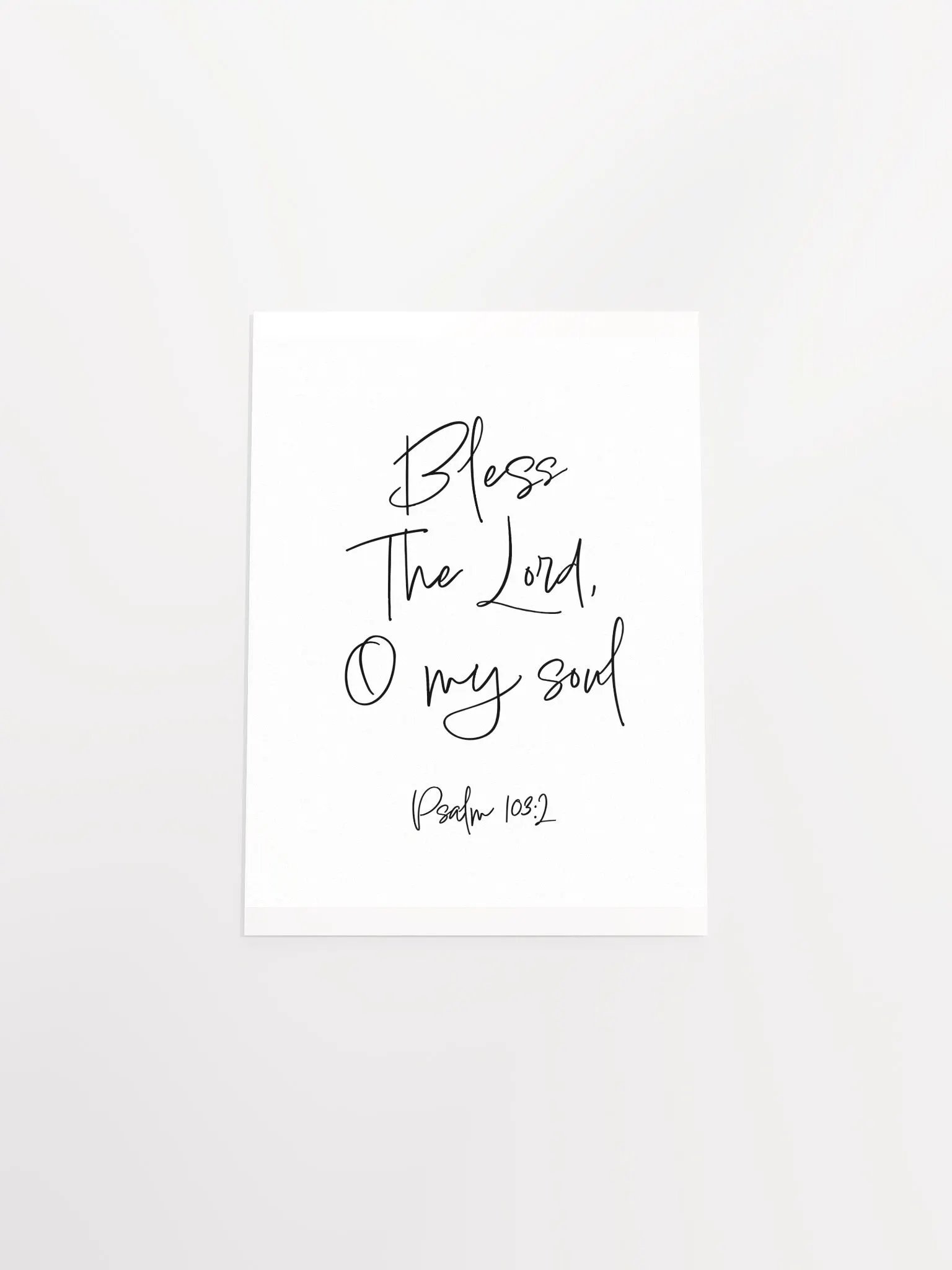 Bless the Lord, O My Soul - Print product image (4)