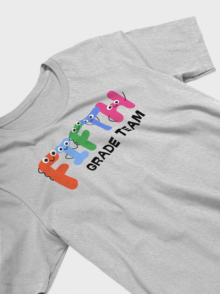 FIFTH GRADE TEAM Cute Letter Characters T-Shirt product image (3)