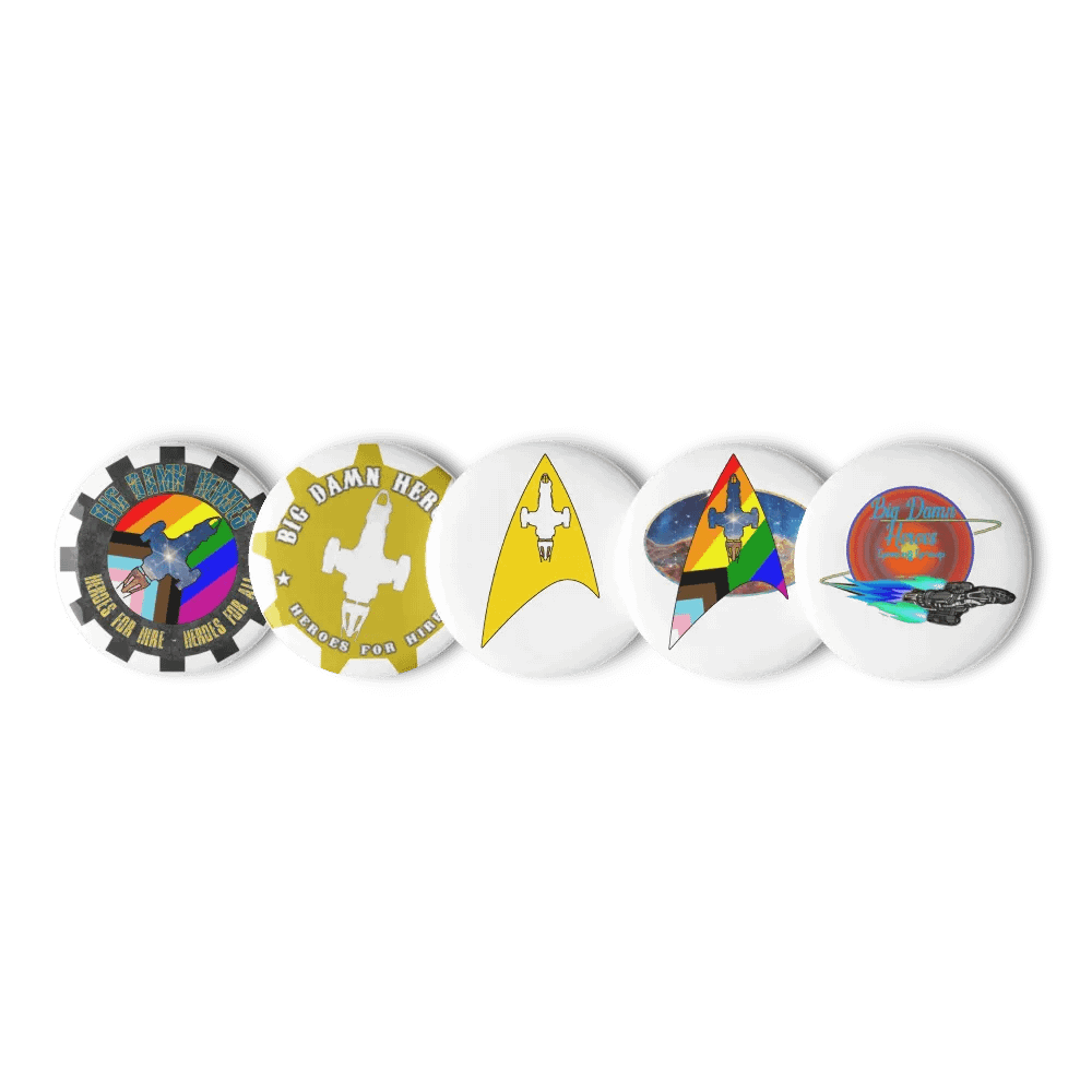 Galactic Heroes Pin Button Set product image (3)