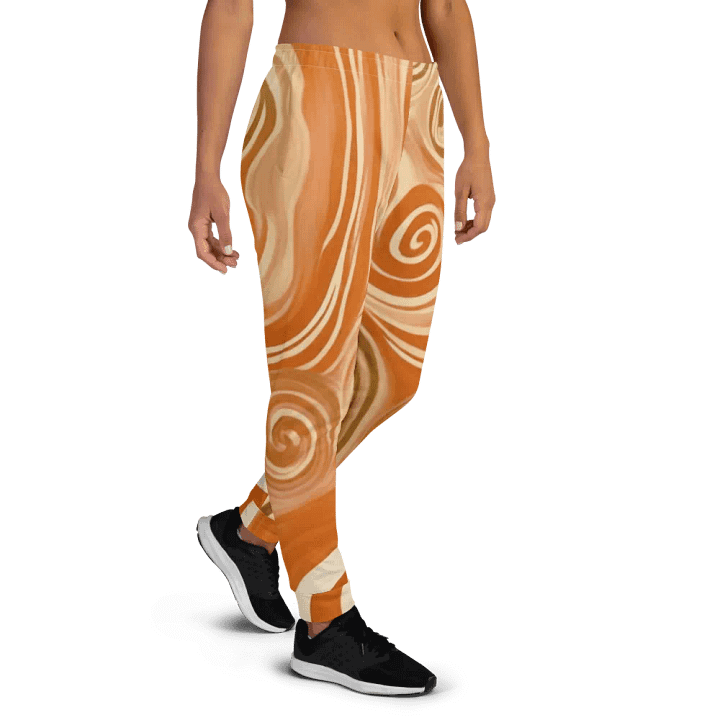 Funky Latte Liquid Tie-Dye Women's Joggers product image (2)