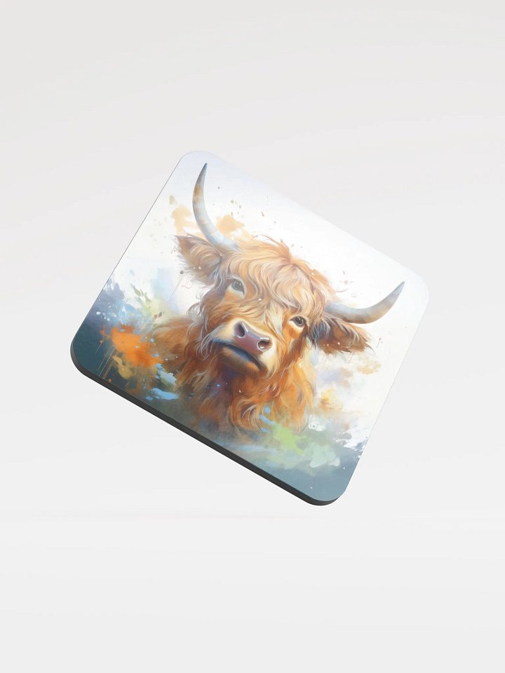 Highland Cow (4) Coaster product image (1)