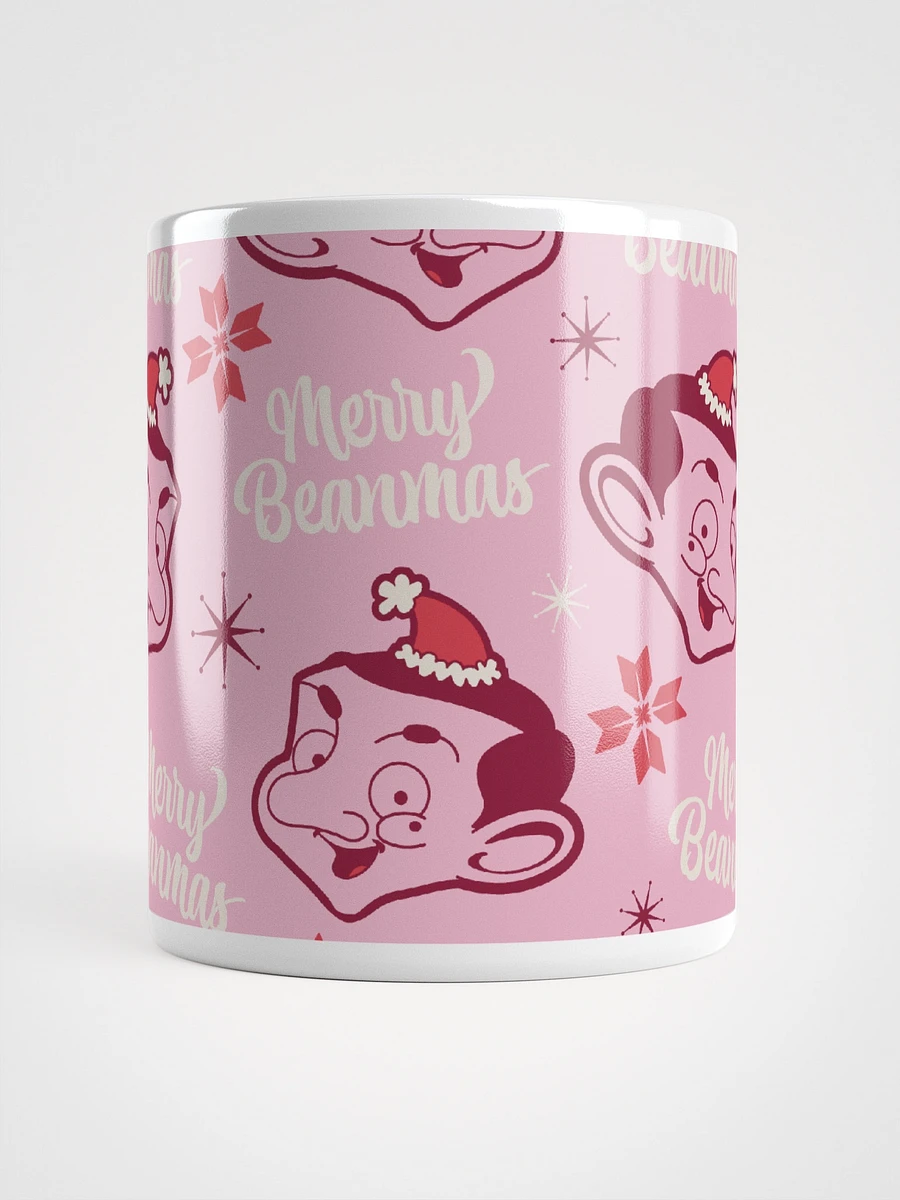 Merry Beanmas pink mug product image (5)