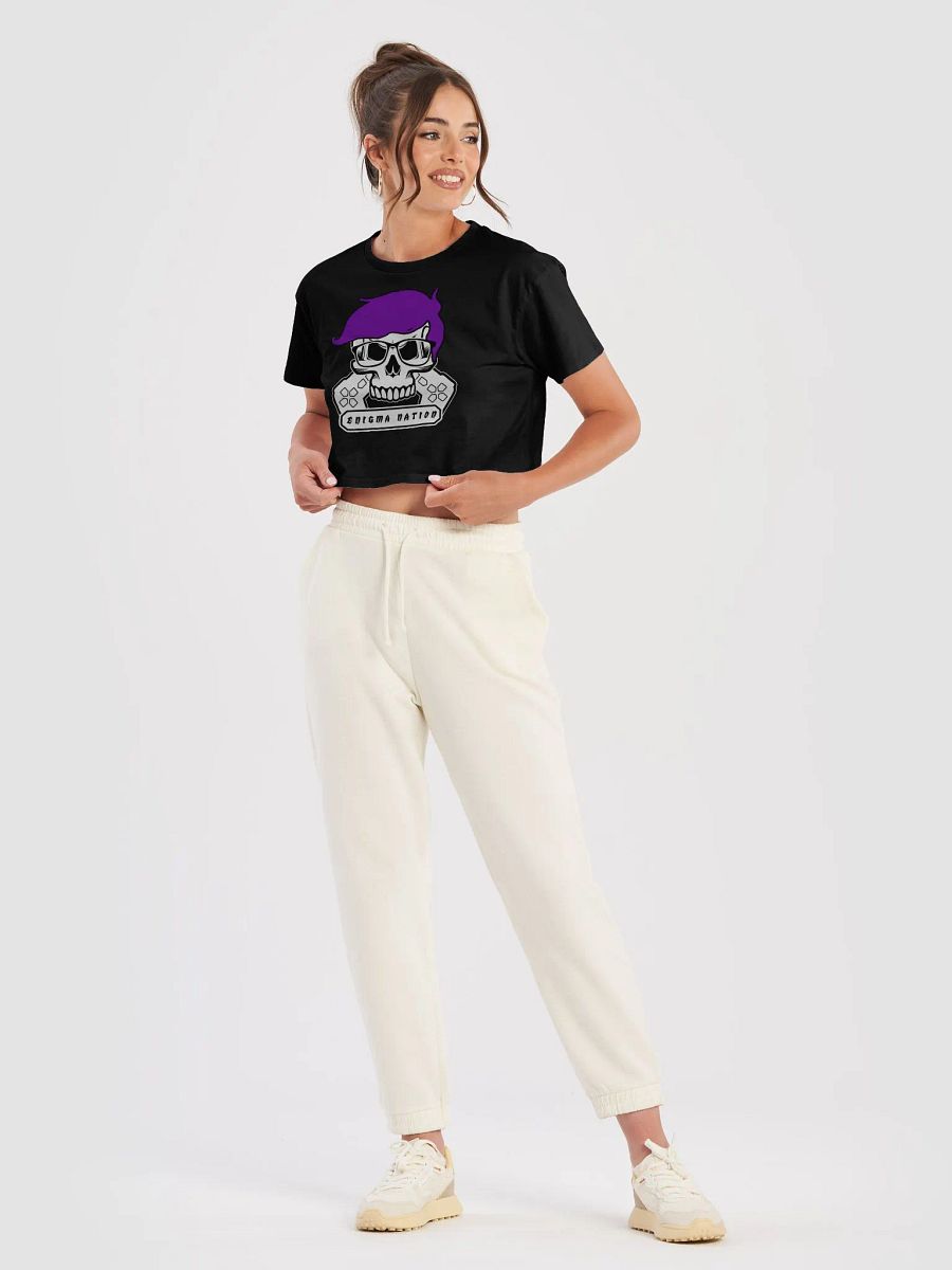 Enigma Nation AS Colour Women's Premium Crop Top (PRINTED) product image (1)