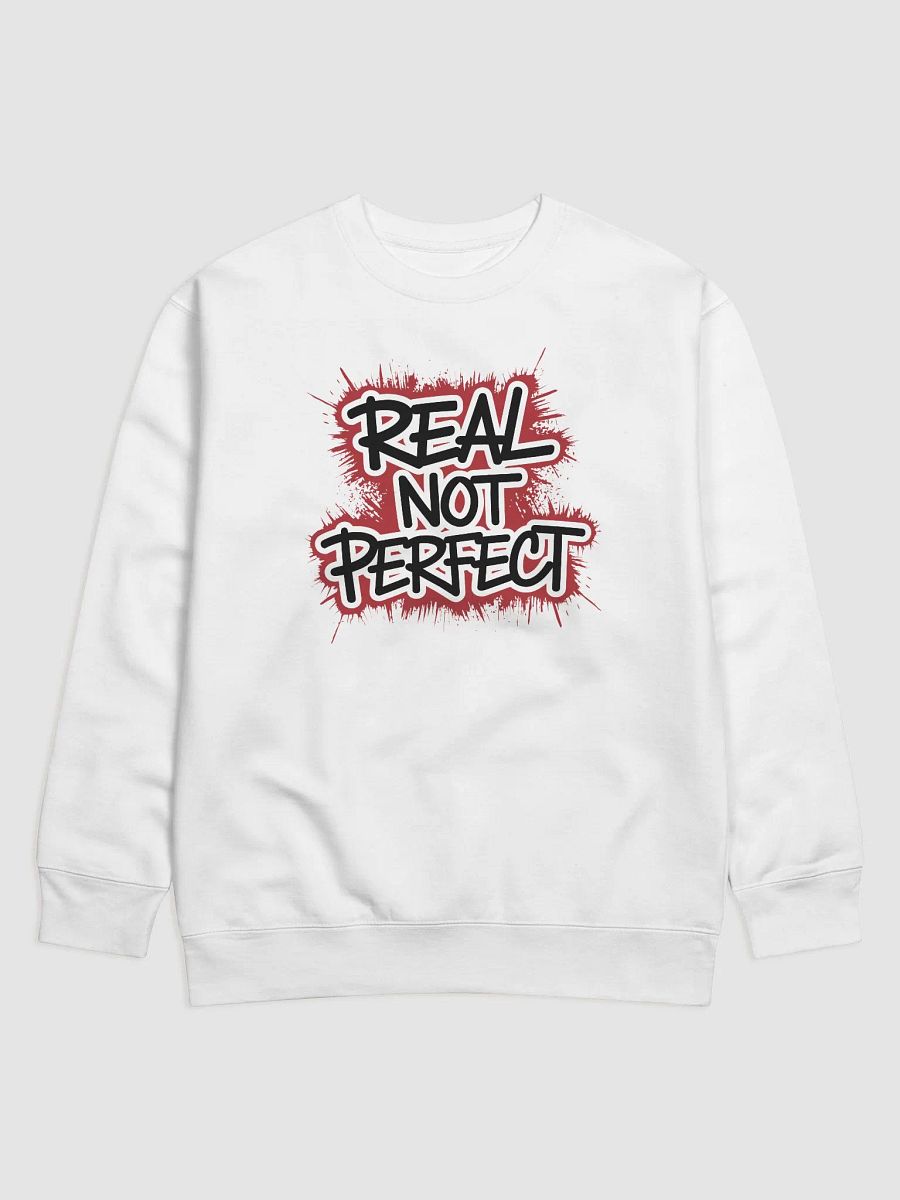 Real not Perfect | Unisex Premium Sweatshirt by Cotton Heritage product image (2)