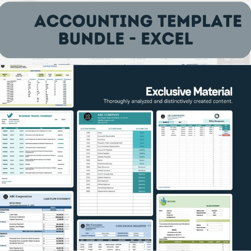 Ultimate Accounting Excel Template Bundle product image (1)