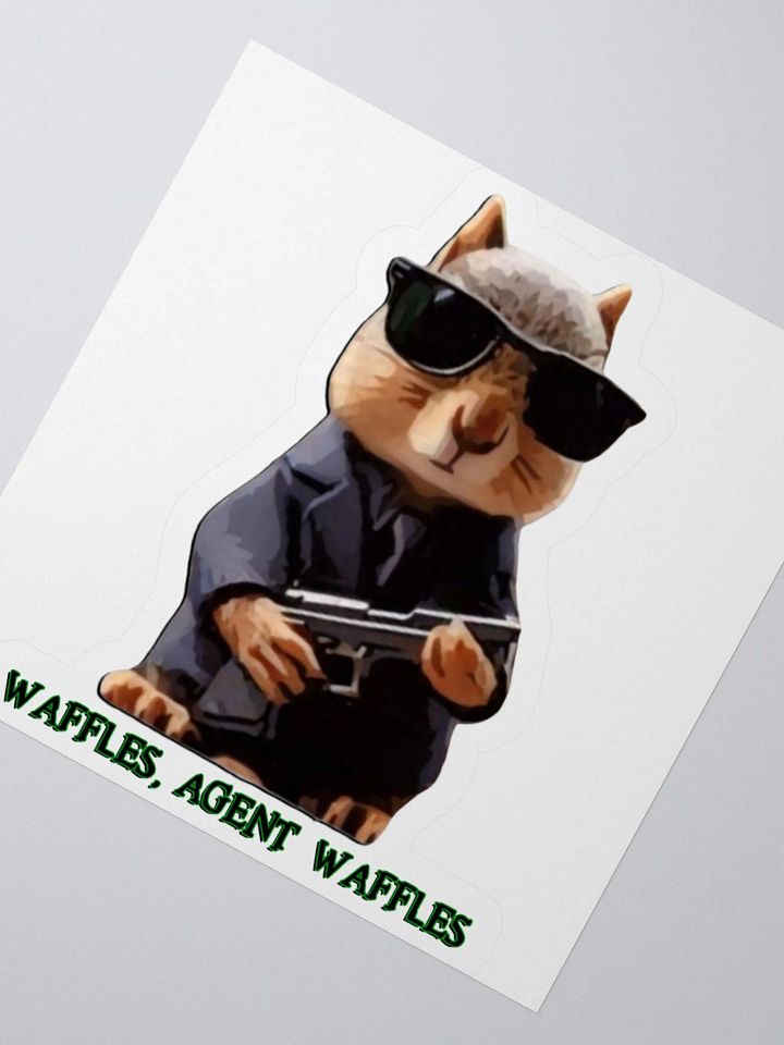 Agent Waffles - Sticker product image (5)