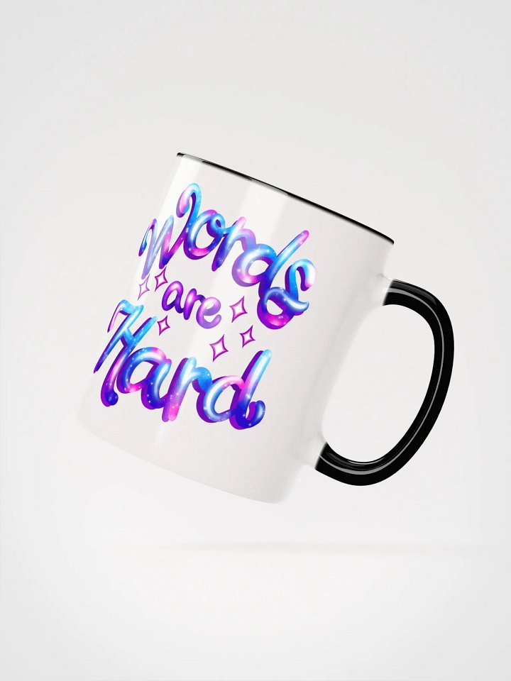 Cosmic Words Are Hard Ceramic Mug product image (15)