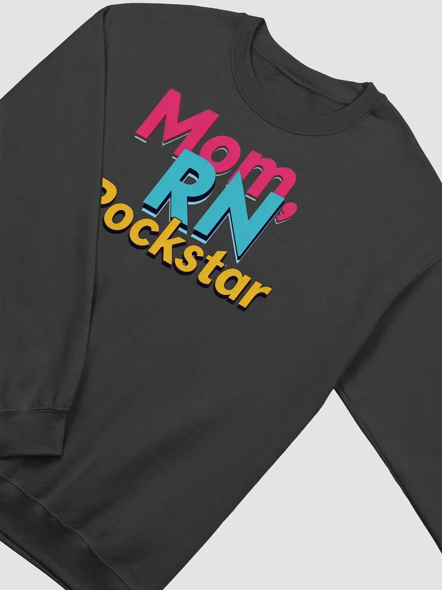 Mom, RN, Rockstar Crewneck Sweatshirt product image (13)