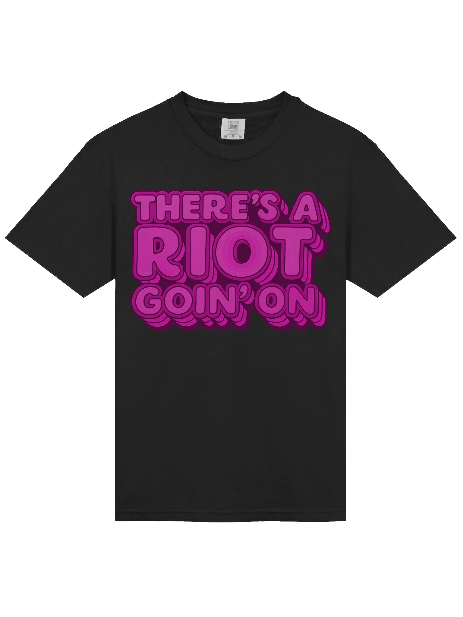 TERE’S A RIOT GOIN’ON – Funky Pink Typography product image (3)