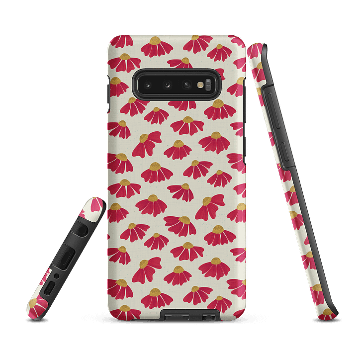 Cosmic Bloom Falling Flowers Tough Case for Samsung product image (3)