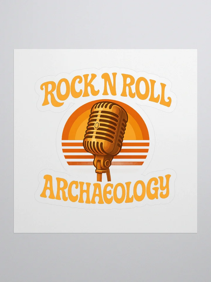 Rock N Roll Archaeology Kiss Cut Stickers product image (1)