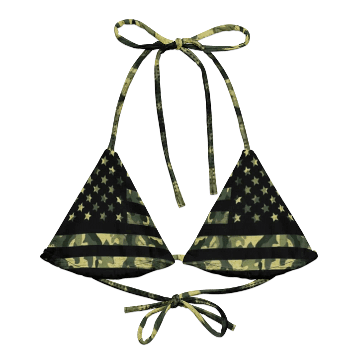 Camo Patriot Recycled Bikini Top product image (2)