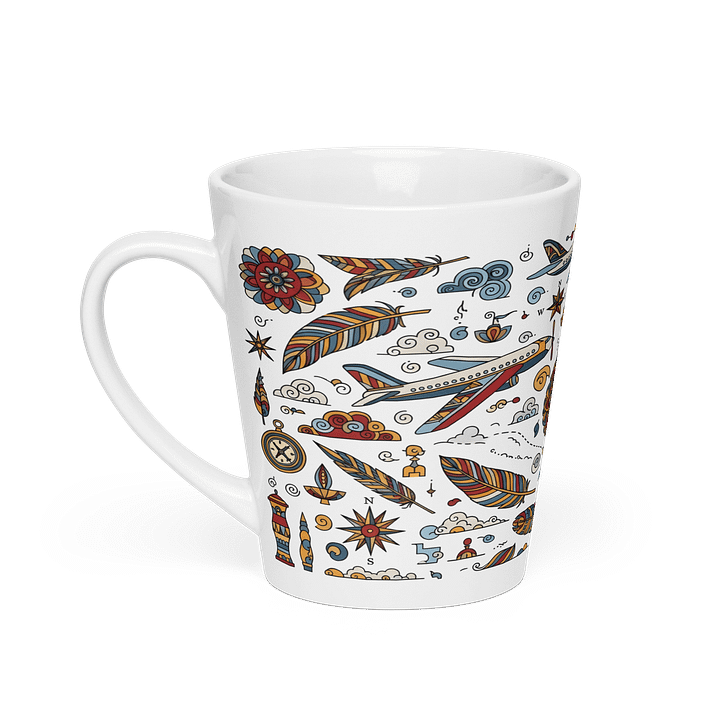 Boho Wanderlust Travel Aviation Pattern Mug product image (1)