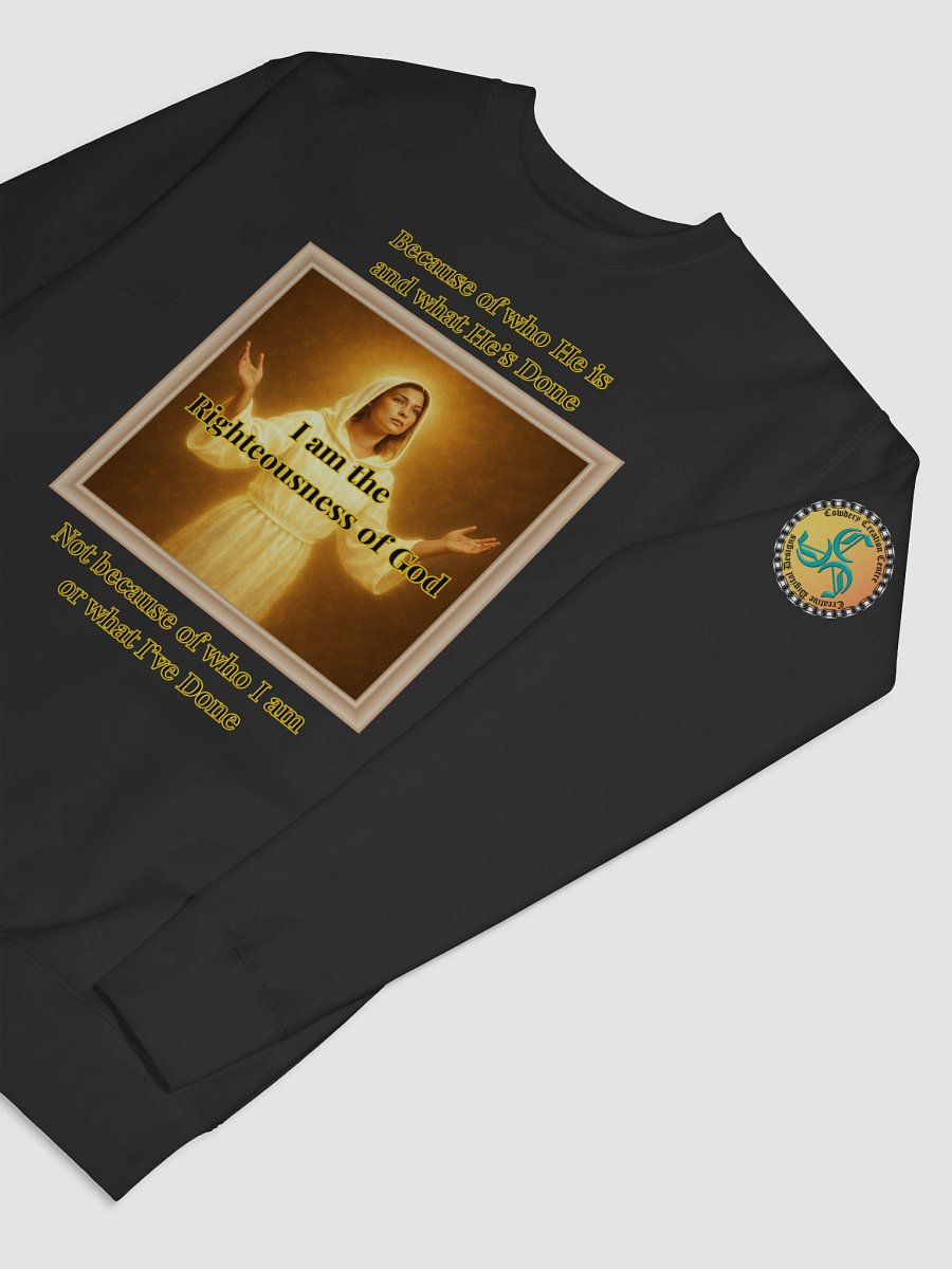 I am the Righteousness of God (Female) Cotton Heritage Premium Sweatshirt product image (21)