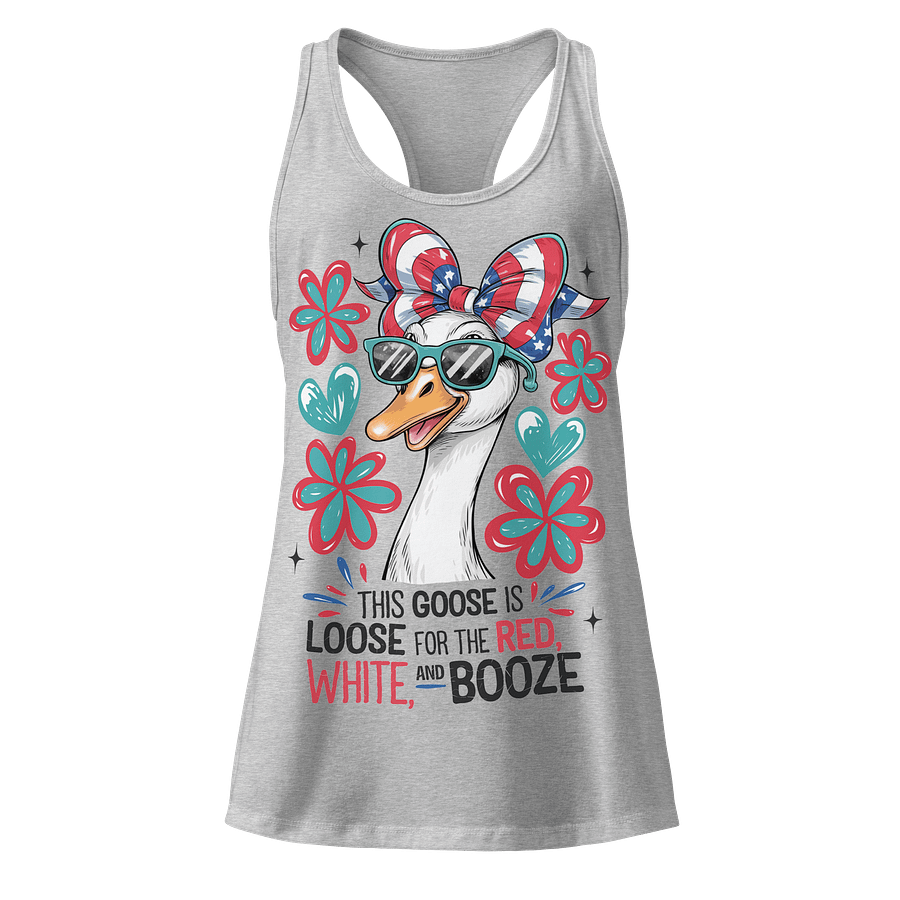 Patriotic Goose Women's Racerback Tank product image (5)