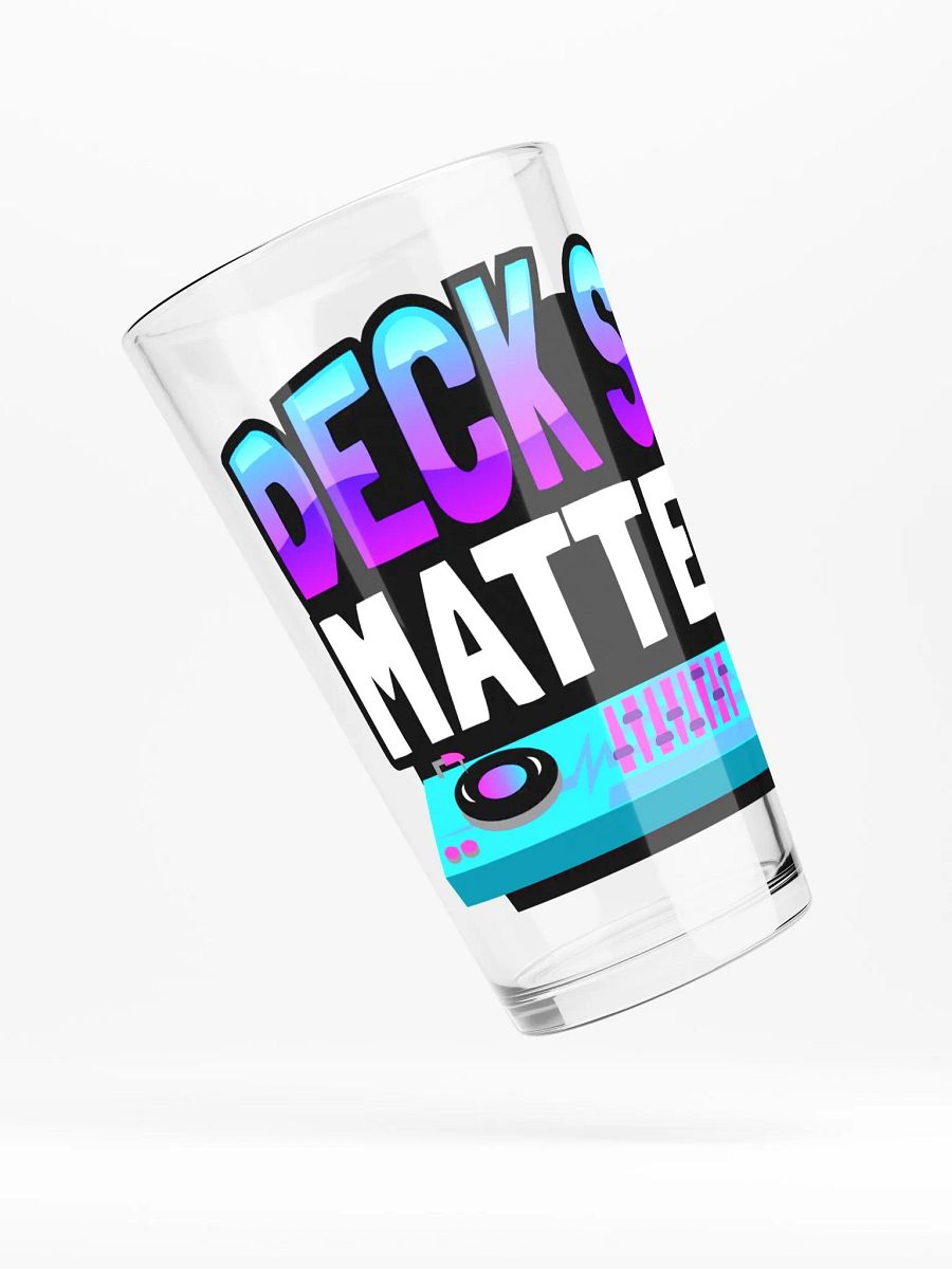 DECK SIZE MATTERS PINT GLASS product image (4)