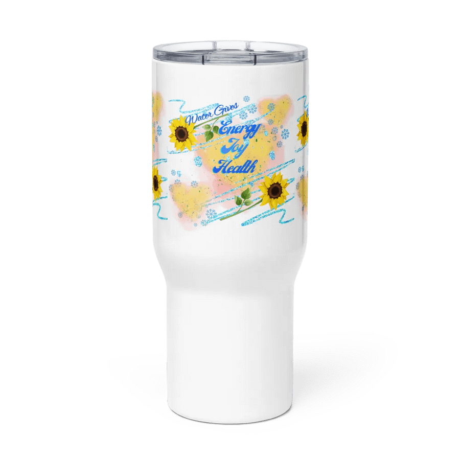 Joyful water Energy Stainless Steel Travel Mug for busy moms friends ladies product image (3)