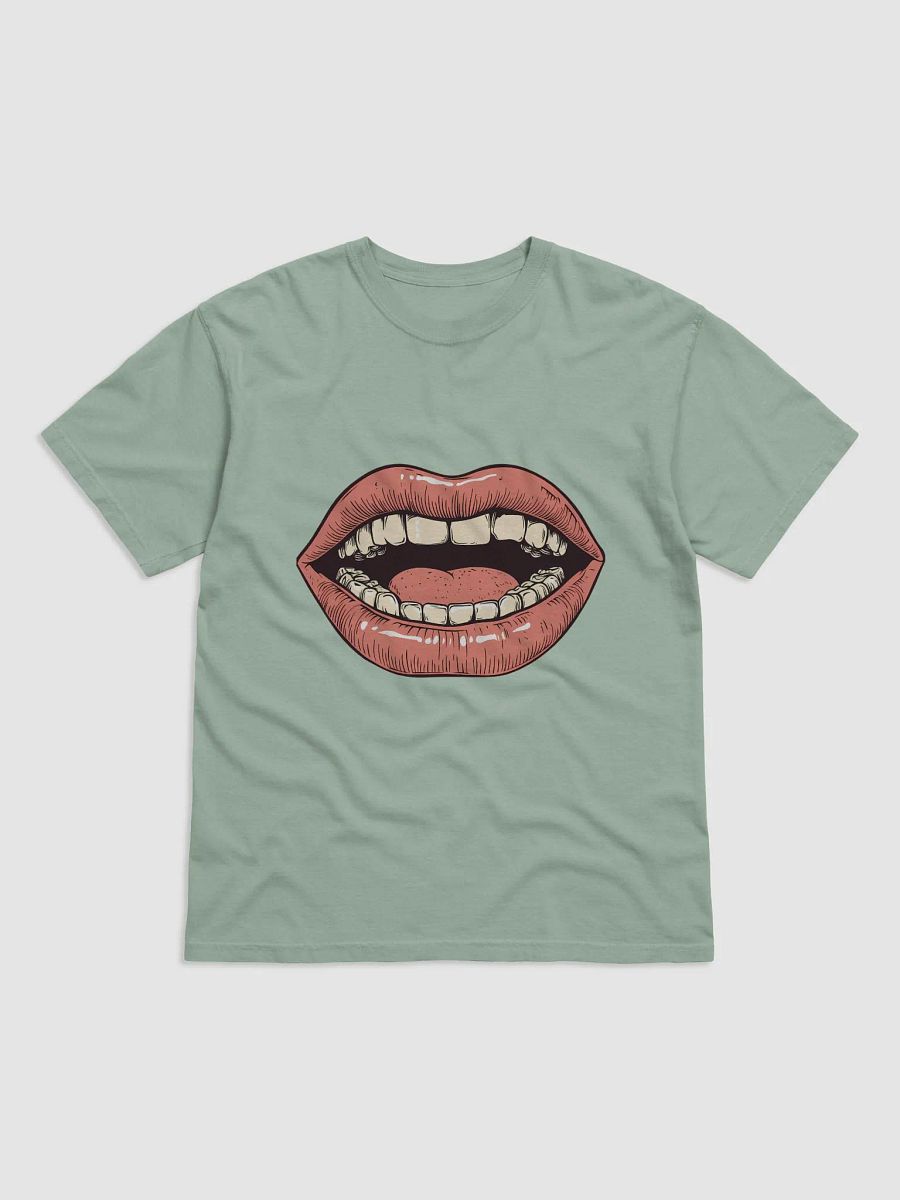 Open Mouth Illustration Comfort Cotton T-Shirt product image (12)