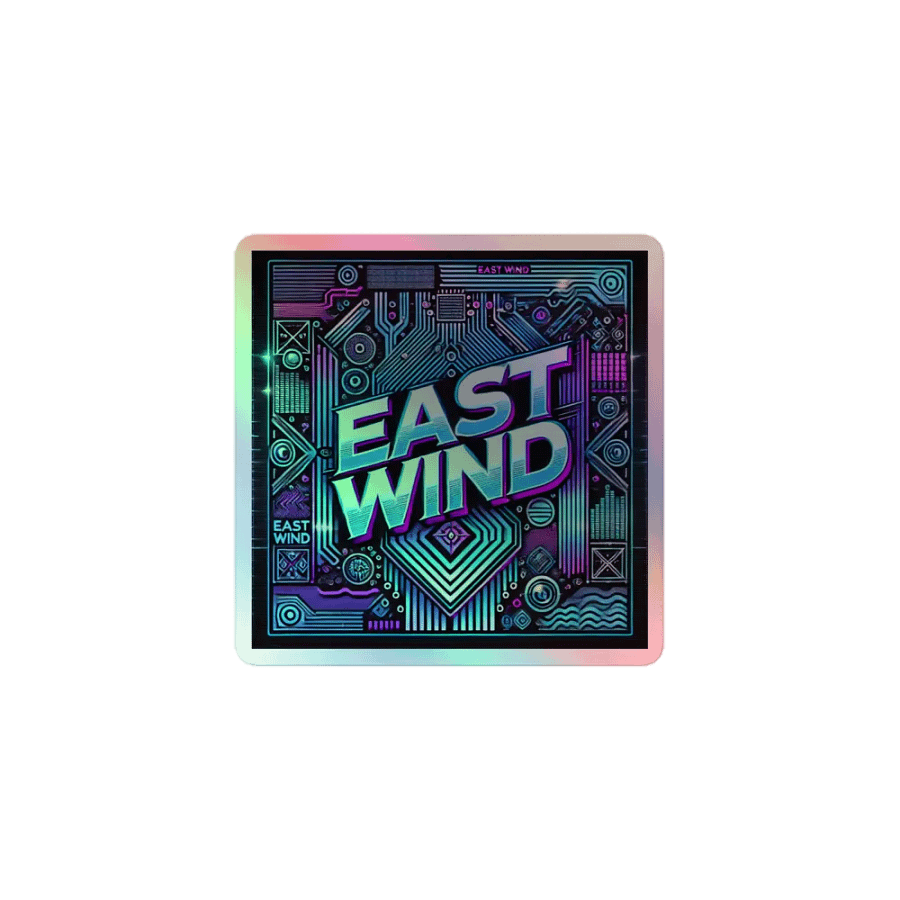 East Wind Holo Sticker product image (1)