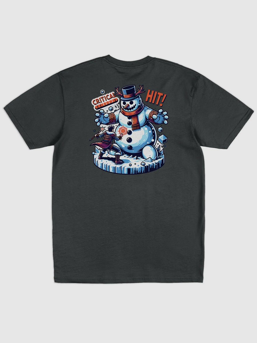 RPG Boss Fight T-Shirt – Gamer vs Giant Snowman product image (32)