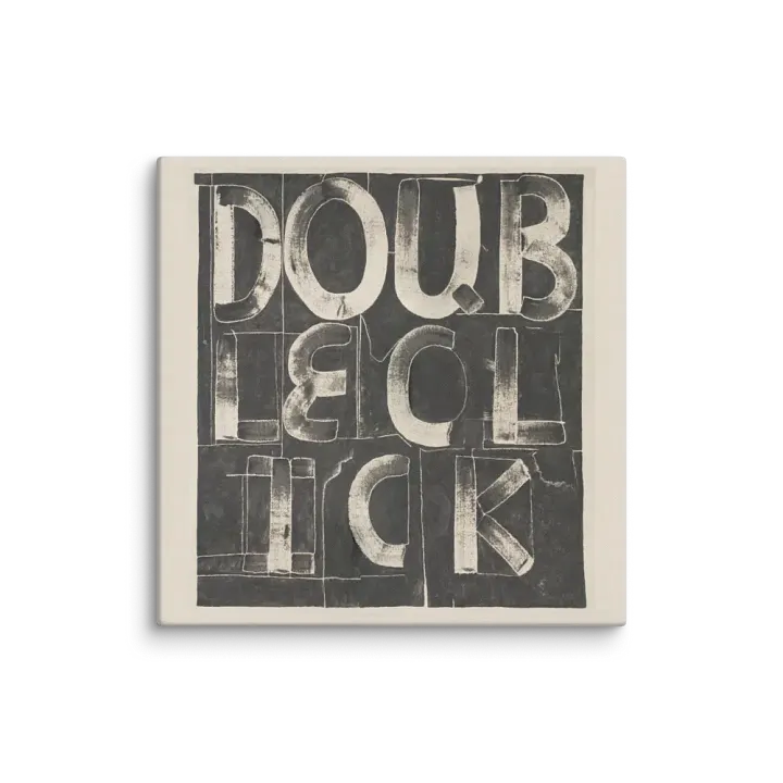 Double Click on Canvas (32" x 32") product image (1)