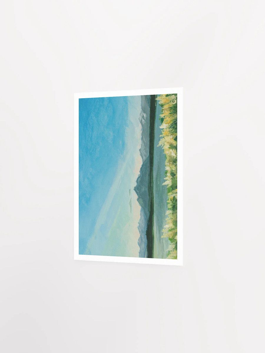 Mountain View Across the Lake - Art Print product image (3)
