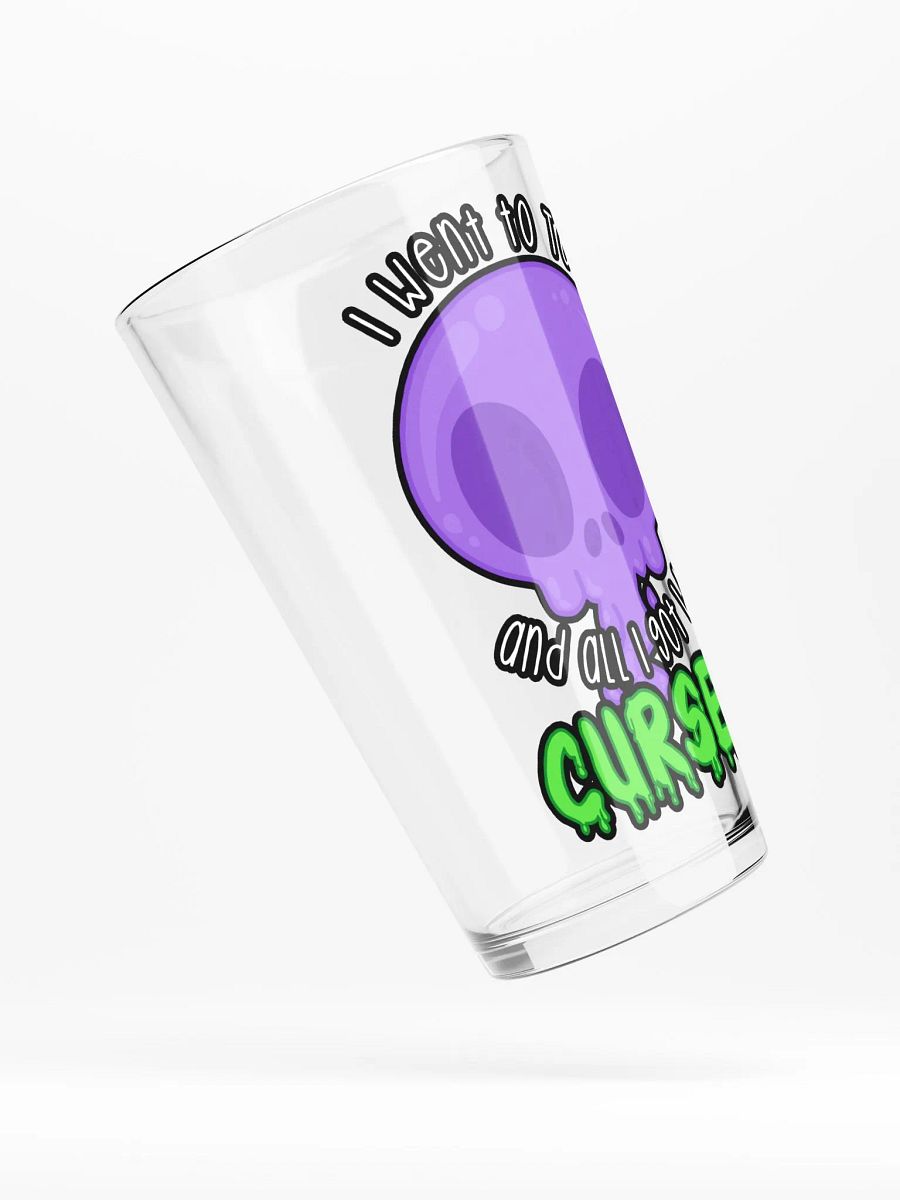 All I Got Was Cursed - Warlock - Pint Glass product image (4)