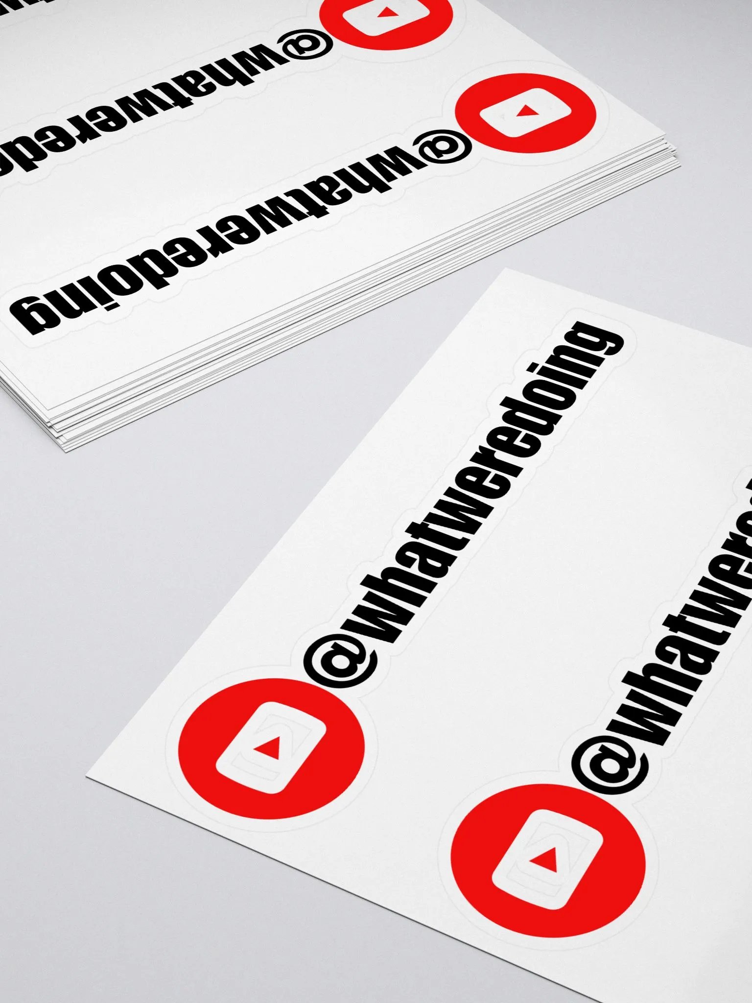 Spread the Word Stickers (Black) product image (4)