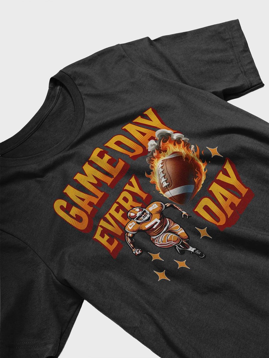 Game Day Every Day Football Flaming T-Shirt product image (8)