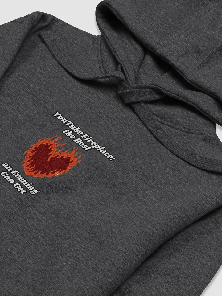 Flaming Heart - YouTube Fireplace: The Best an Evening Can Get | Hoodie product image (2)