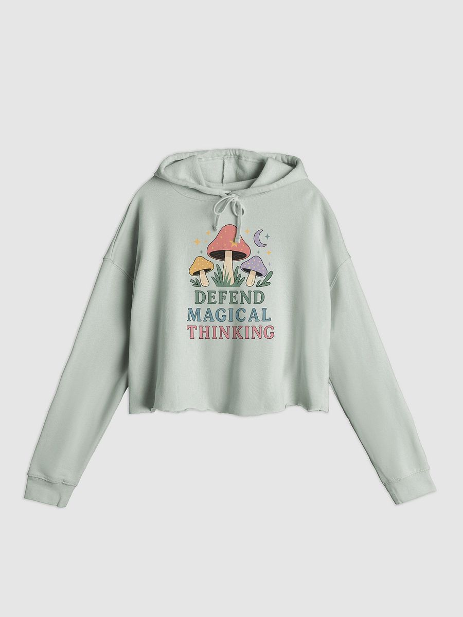 Defend Magical Thinking Crop Hoodie product image (3)