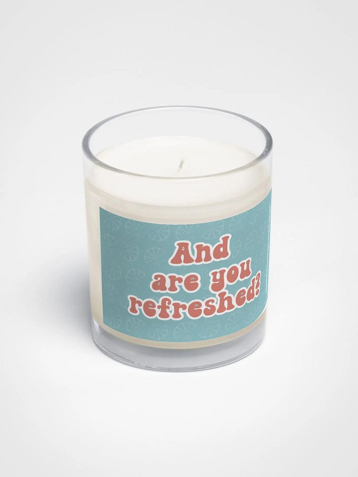 And Are You Refreshed? - Teal Candle product image (2)