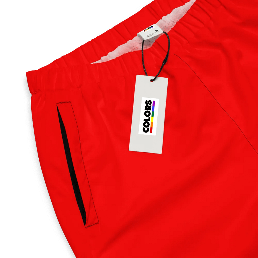 Plain Color Red Track Pants product image (4)