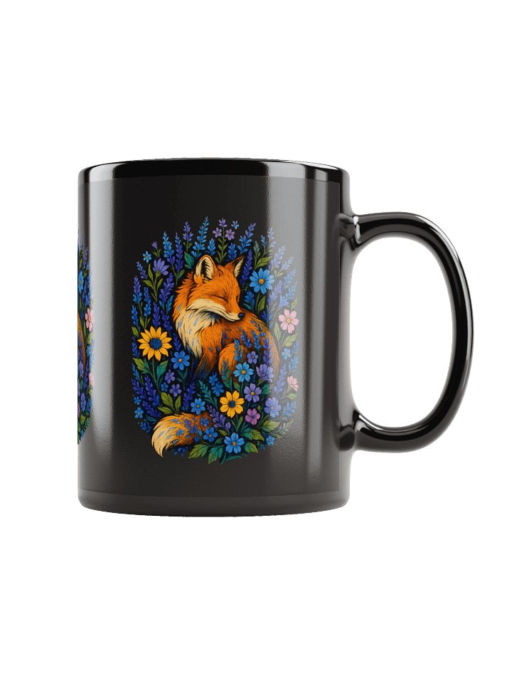 Cottagecore Fox Mug With Wildflowers And Enchanted Forest For Him or Her product image (2)