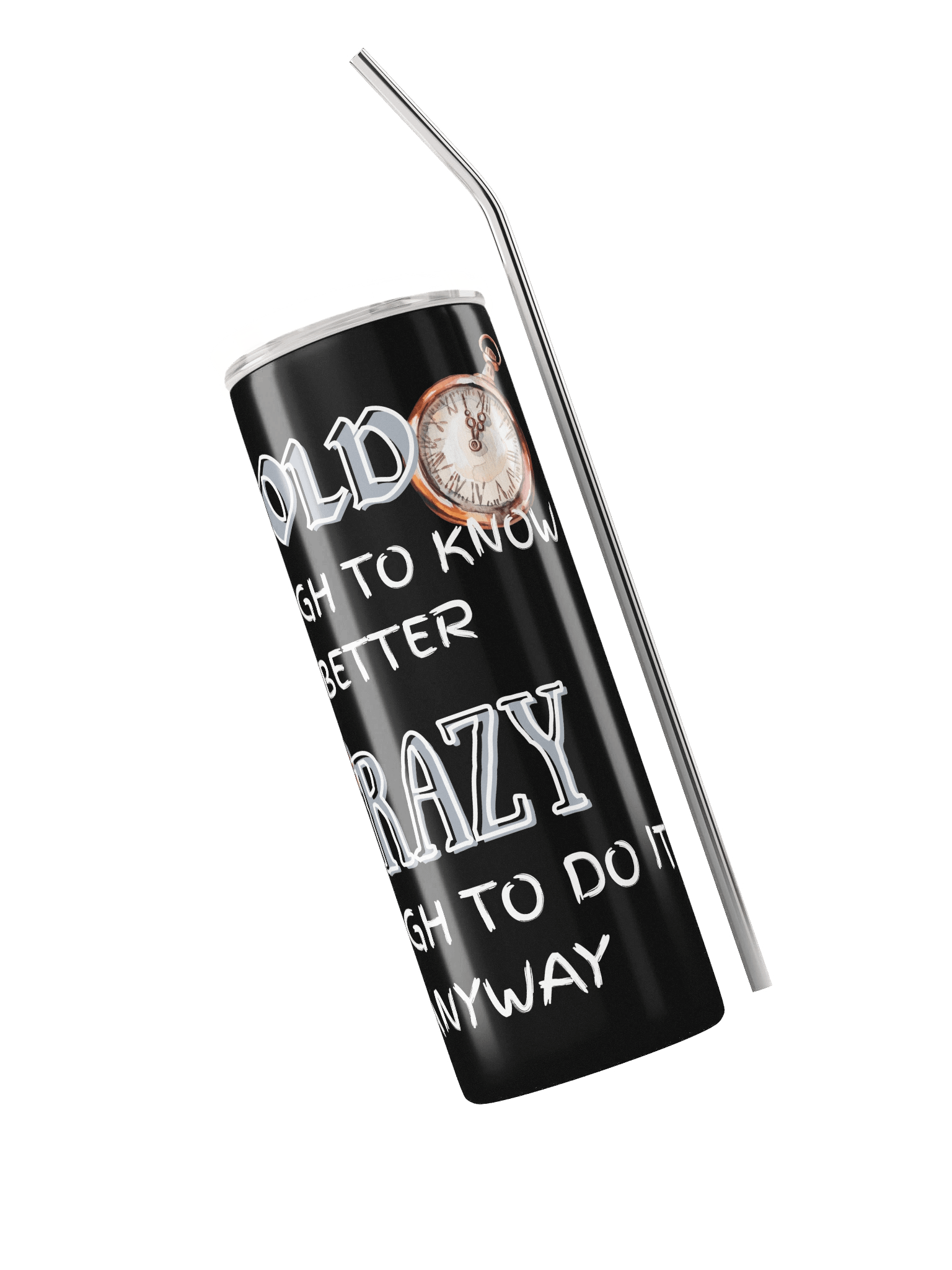 Vintage Vibes Stainless Steel Tumbler product image (3)