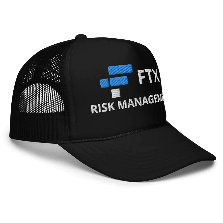 FTX Risk Management - Embroidered Trucker Hat Cap, Funny FTX FTT Crypto Token product image (5)