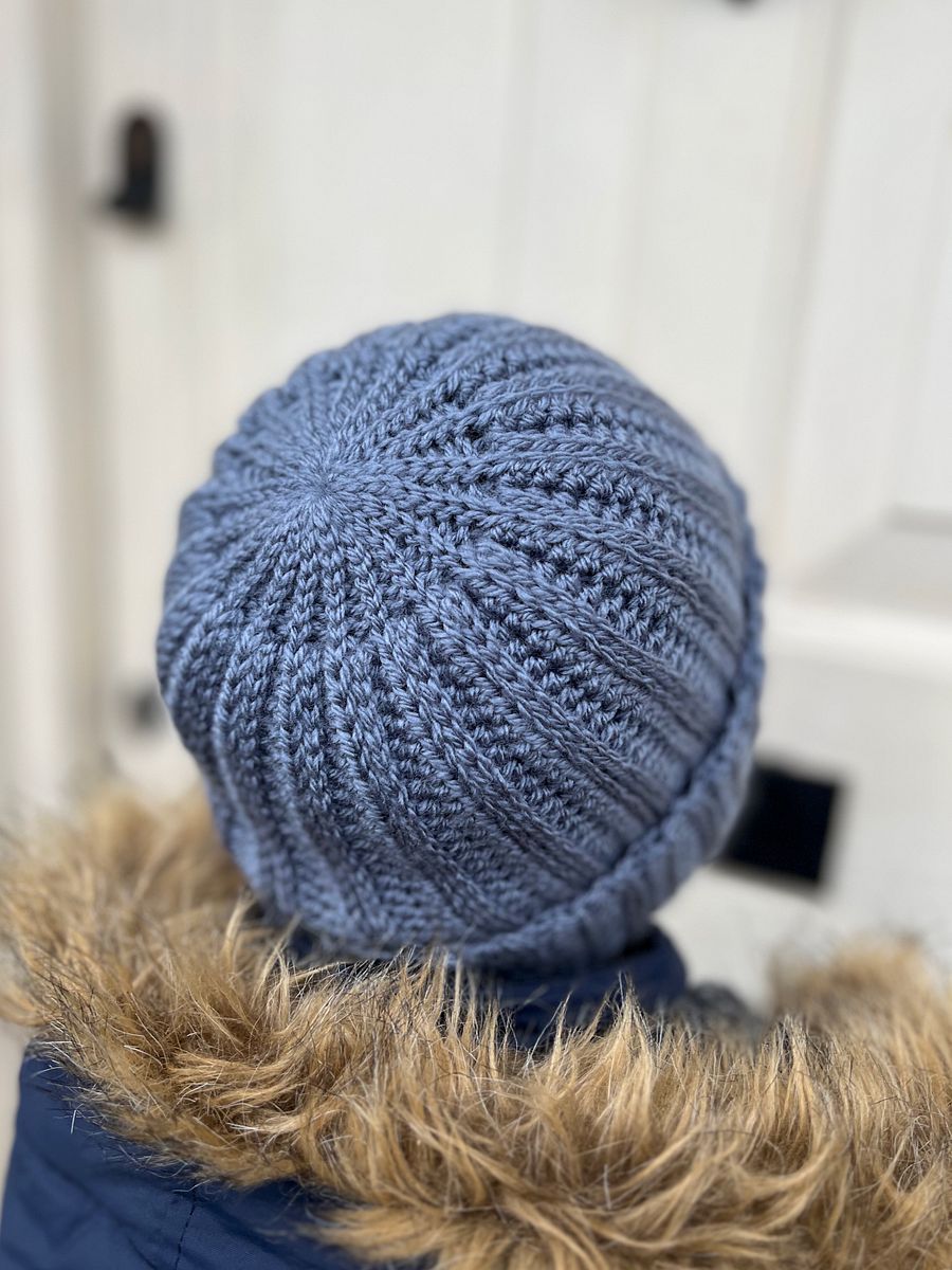 Bingley Easy Crochet Hat Pattern with Ribbed Stitches product image (6)