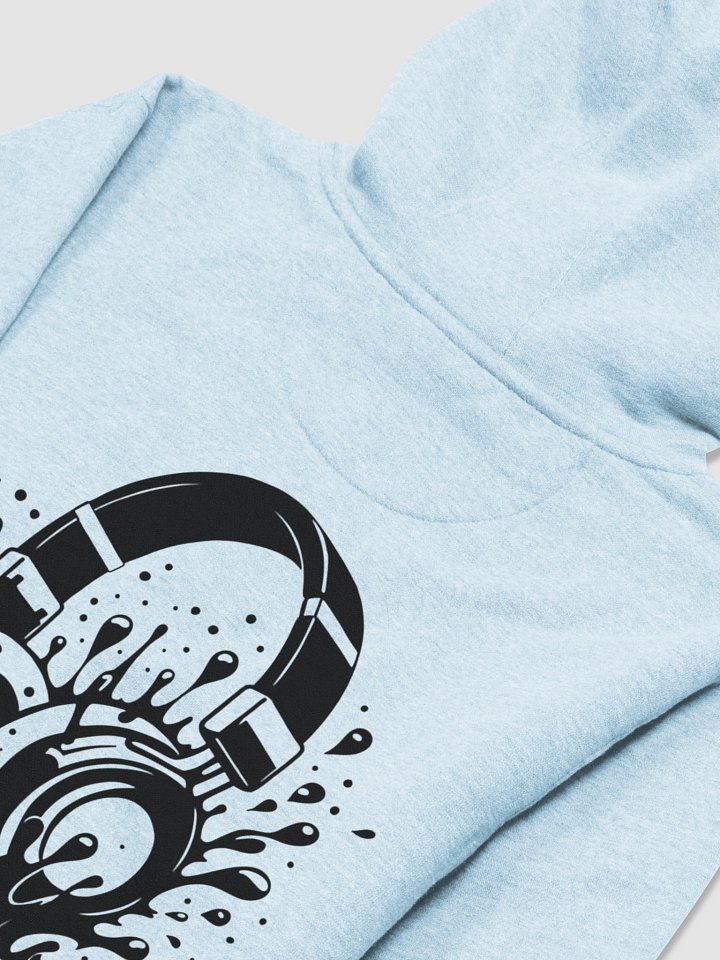 Headphones splash art with bold audio vibes Hoodie product image (2)