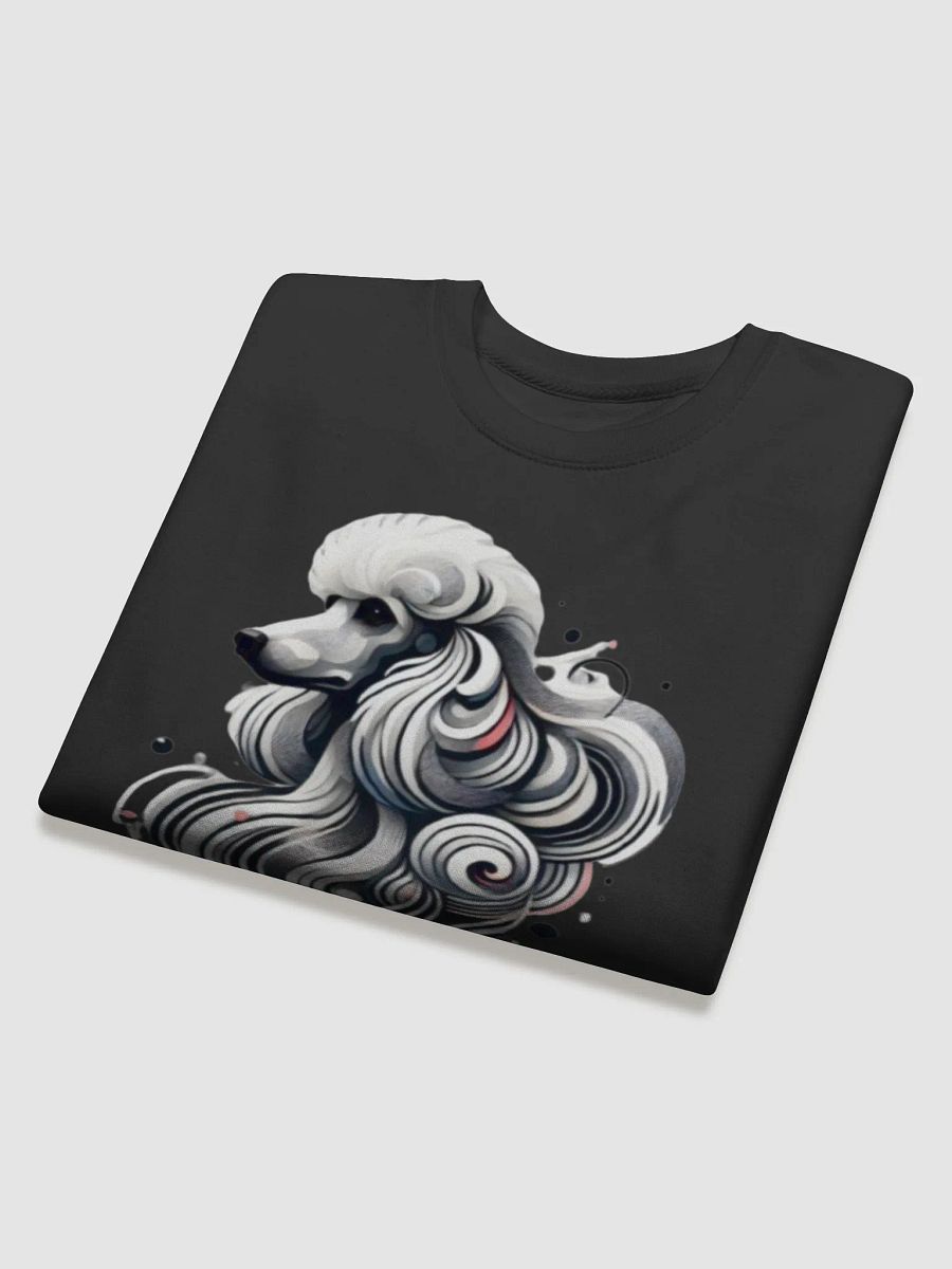 Elegant Poodle Abstract Art Unisex Sweatshirt product image (4)