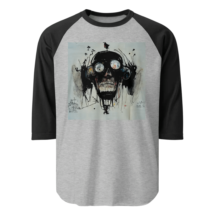 Ethereal Skull Vision Raglan Tee product image (1)