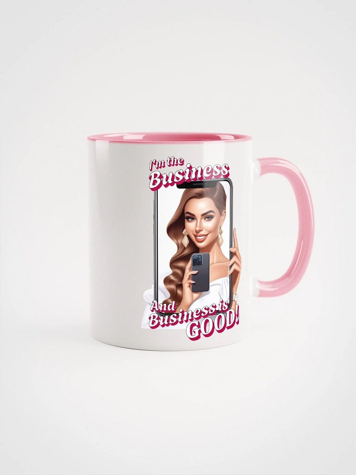 I'm The Business - Social Media Influencer - Ceramic Mug with Color Inside - v1 product image (1)