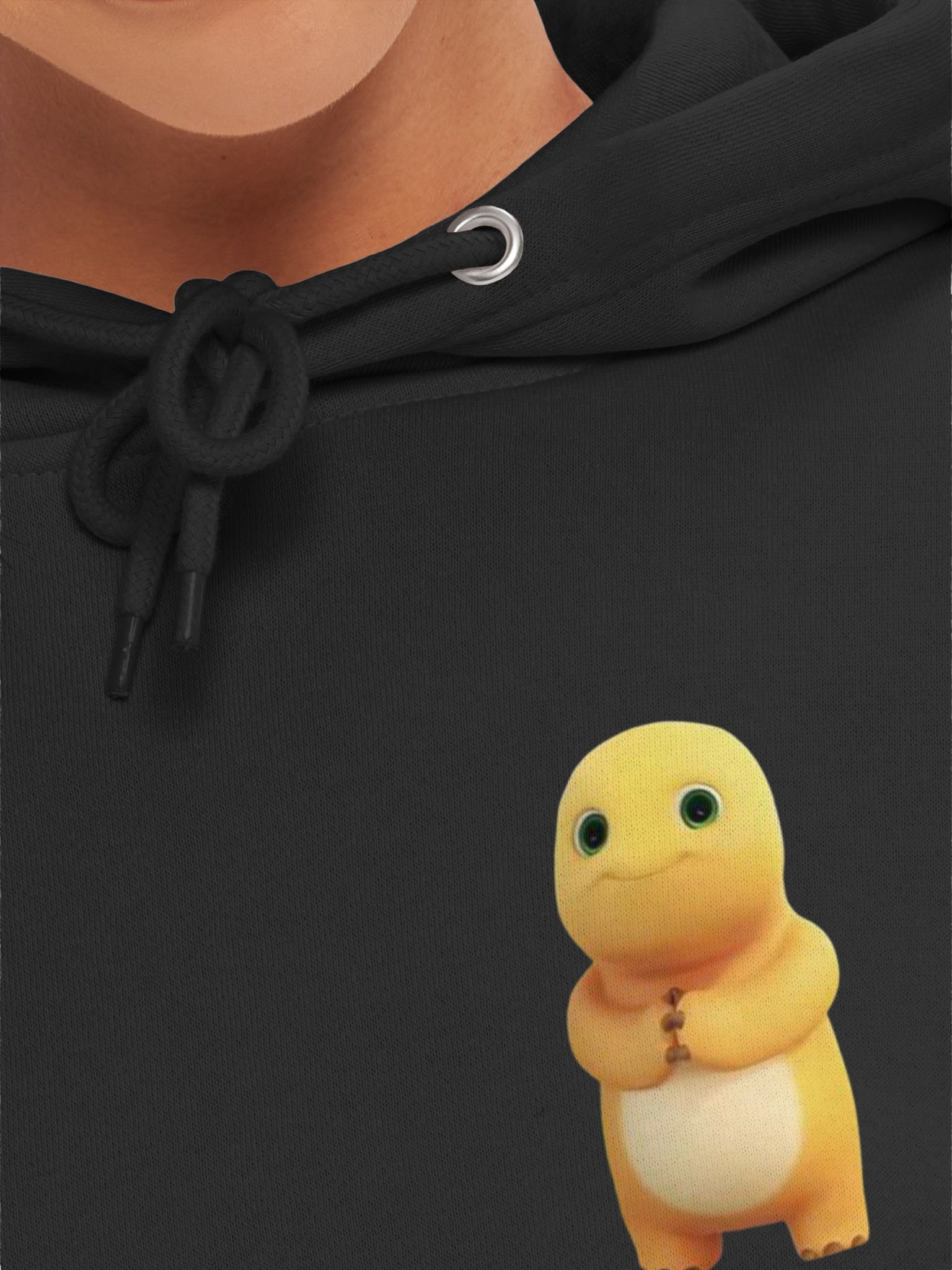 Adorable Clasped Hands Cartoon Hoodie product image (54)