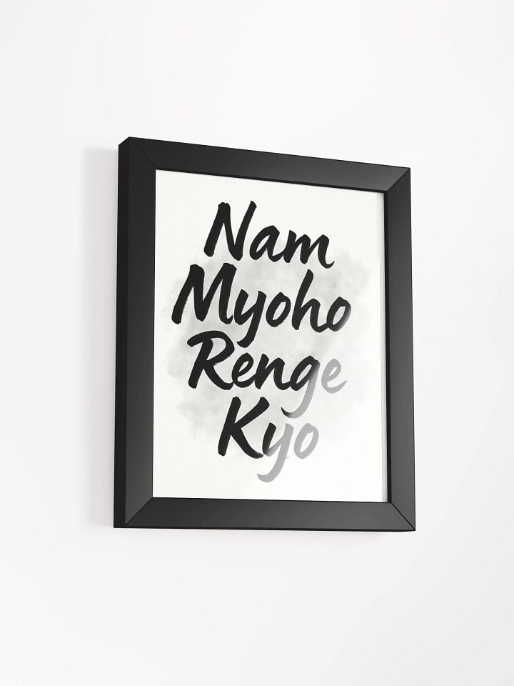 Nam Myoho Renge Kyo Framed Poster product image (40)
