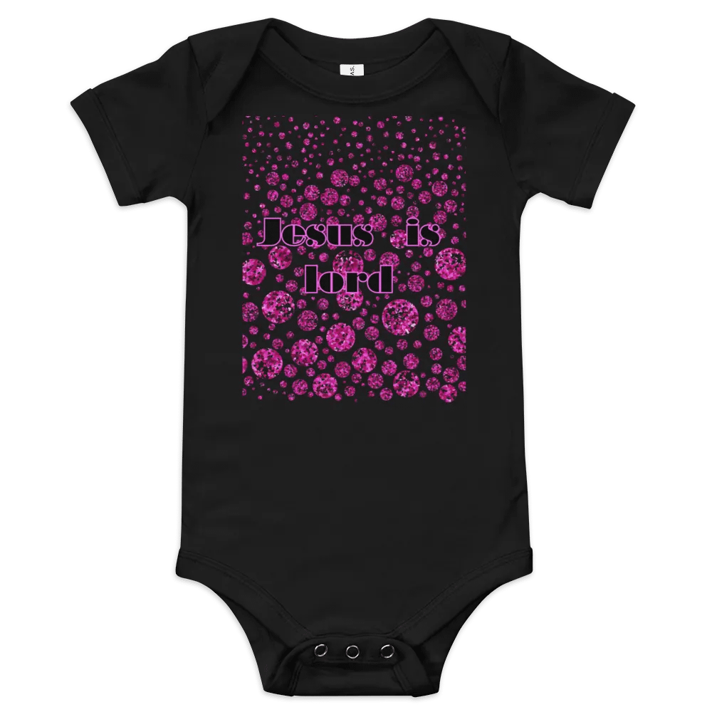 Sparkling Jesus is Lord Baby Onesie product image (1)
