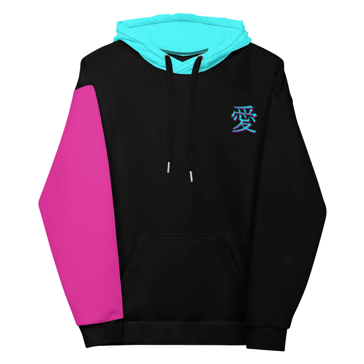 Waifu Material - Hoodie (Black) product image (2)