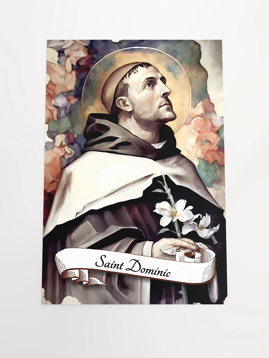 Saint Dominic Founder Of The Dominican Order Catholic Religious Matte Poster product image (3)