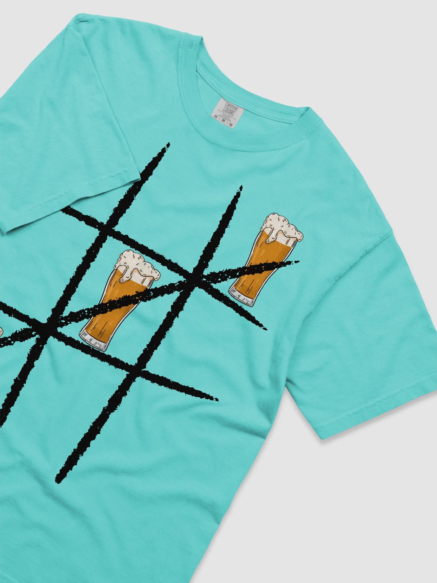 Beer TacToe T-Shirt – Funny Drinking Game Tee for Beer Lovers product image (43)